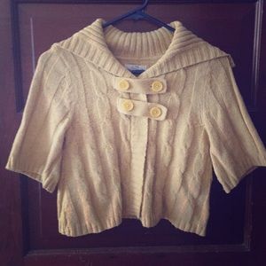 Shrug 2 button sweater